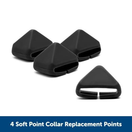 Petsafe Dog Collar Soft Point Replacements 1" Lg Black 4pk