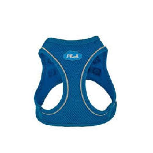 Plush Dog Harness Small Blue