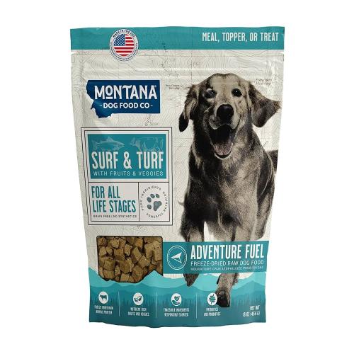 Montana Freeze-Dried Dog Adventure Fuel Surf & Turf 16oz