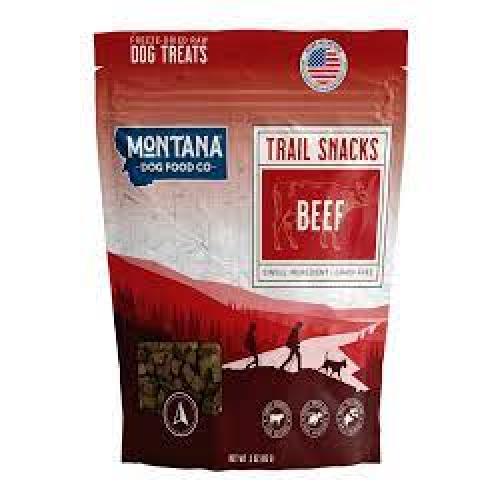 Montana Dog Treat Freeze-Drive Trail Snacks Beef 3oz
