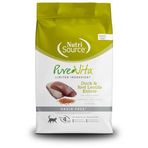 PureVita Dry Cat Duck Red Lentils 12#