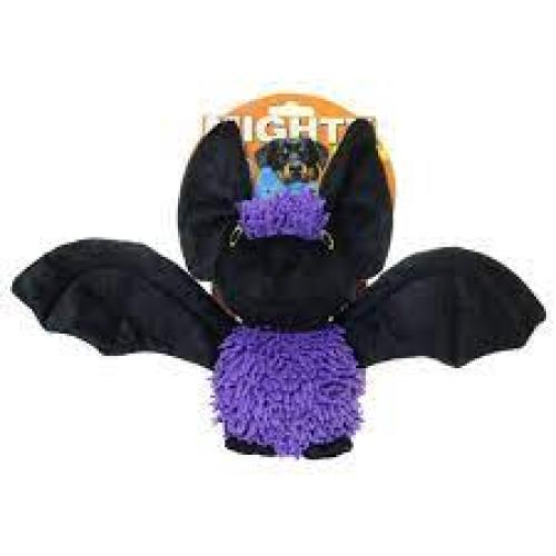 Tuffy Holiday Dog Toy Mighty Microfiber Bat Medium