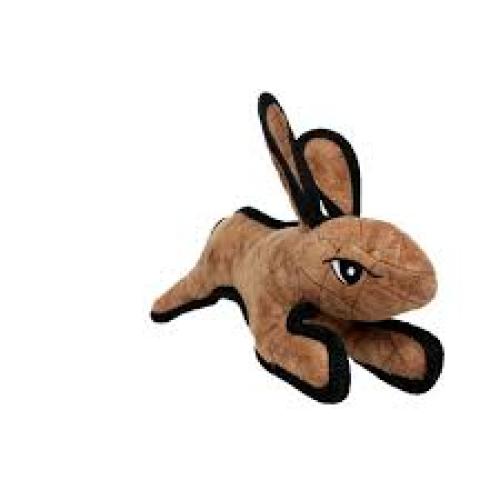 Tuffy Dog Toy Jr Barnyard Rabbit Brown