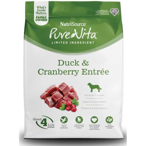Pure Vita Dry Dog Duck Cranberry 4#