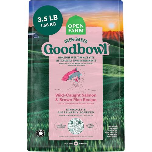 Open Farm Dry Dog Goodbowl Salmon Brown Rice 3.5#