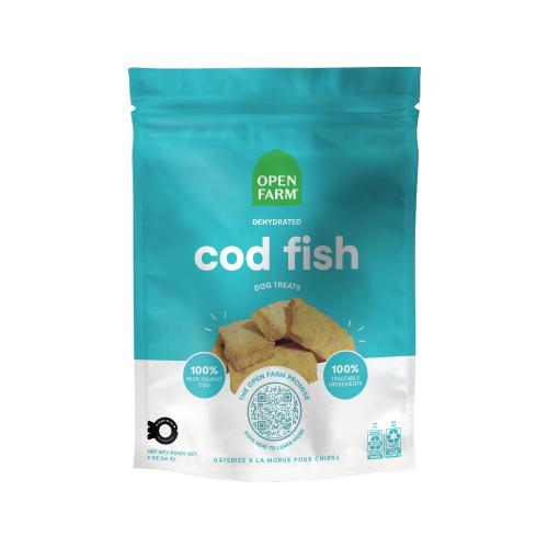 Open Farm Dog Treat Cod Fish 2oz