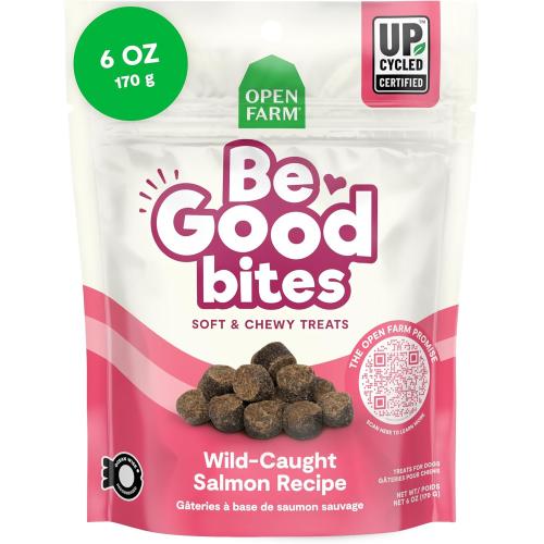 Open Farm Dog Treat Be Good Bites Salmon 6oz