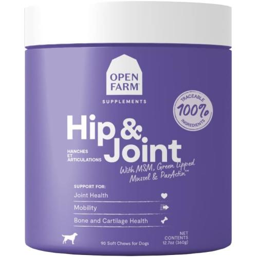Open Farm Dog Supplement Hip & Joint Chews 90ct