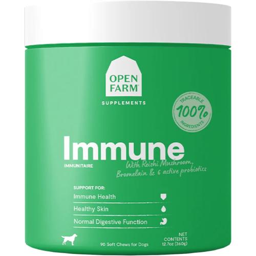 Open Farm Dog Supplement Immune Chews 90ct