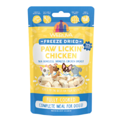 Weruva Freeze-Dried Dog Paw Lickin' Chicken 1oz