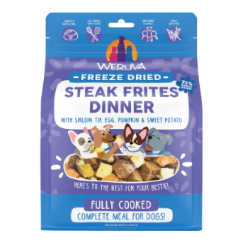 Weruva Freeze-Dried Dog Steak Frites 5.5oz