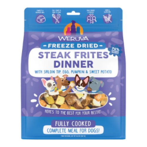 Weruva Freeze-Dried Dog Steak Frites 13oz