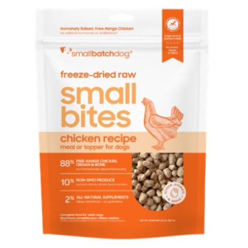 Small Batch Freeze-Dried Dog Small Bites Chicken 20oz