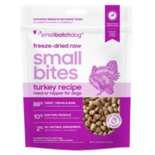 Smallbatch Freeze-Dried Dog Turkey Small Bites 7oz