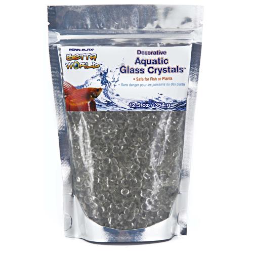 Penn Plax Aquarium Decor Glass Crystals Clear