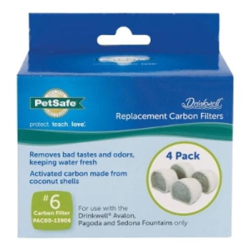 PetSafe Cat Fountain Drinkwell Carbon Filter Replacement 4ct
