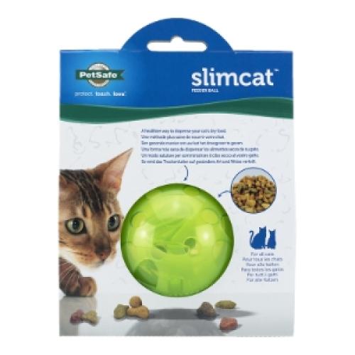 PetSafe Cat Toy Slim Cat Feeder Ball Green