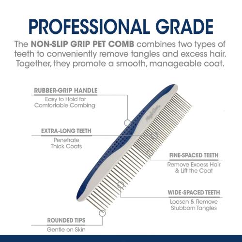 Four Paws Magic Coat Dog Grooming Non-Slip Comb