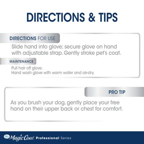 Four Paws Magic Coat Grooming Deluxe Comfort Tips Glove