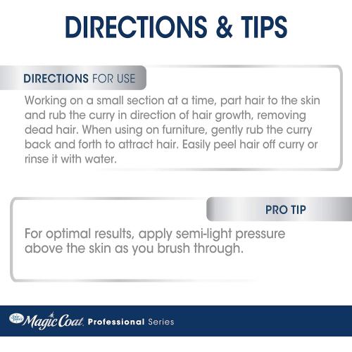 Four Paws Magic Coat Grooming Antibacterial Curry Brush