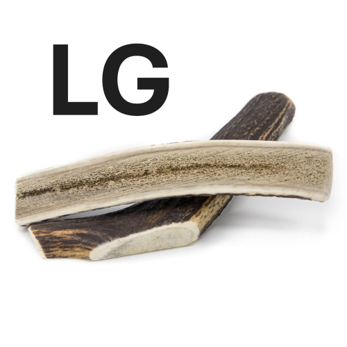 Large Split Antler Chew 8-10" Palm Dog Treat