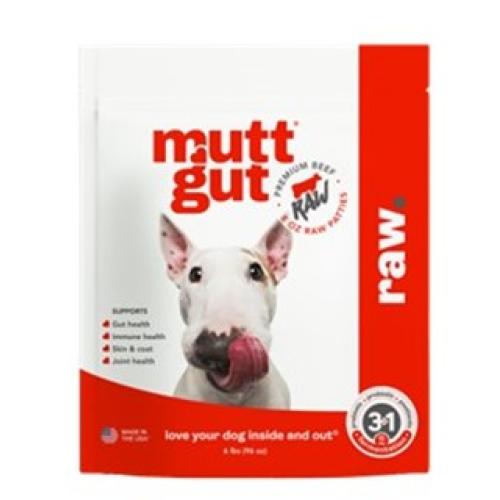Mutt Gut Frozen Dog Raw Microbiome Beef 6#