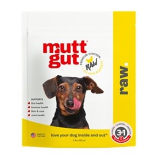 Mutt Gut Frozen Dog Raw Microbiome Chicken 3#