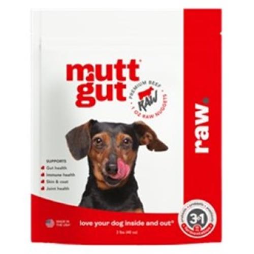 Mutt Gut Frozen Dog Raw Microbiome Beef 3#
