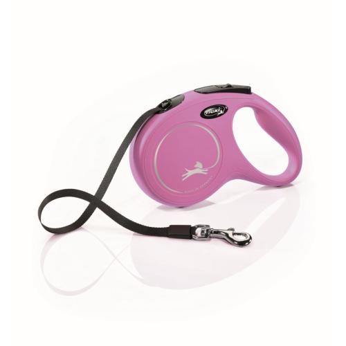 Flexi Dog Leash Retractable Pink Medium
