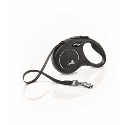 Flexi Dog Leash Retractable Black Small