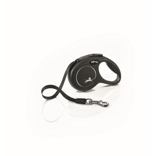 Flexi Dog Leash Retractable Black Extra Small
