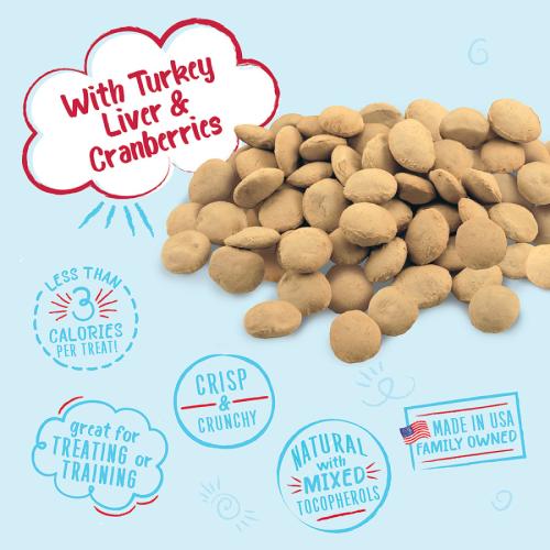 Charlee Bear Dog Treat Original Turkey Liver Cranberries 16oz