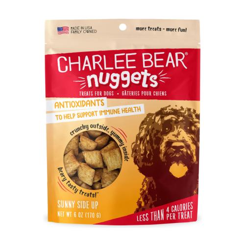 Charlee Bear Dog Treat Nuggets Sunny Side Up 6oz