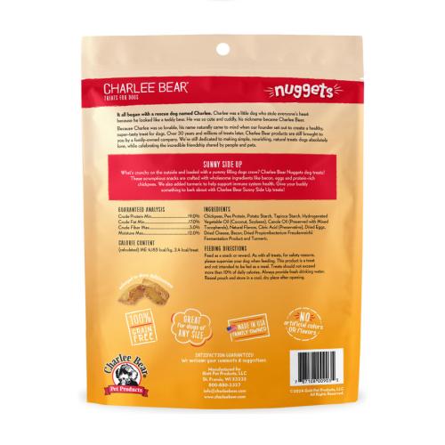 Charlee Bear Dog Treat Nuggets Sunny Side Up 6oz