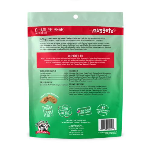 Charlee Bear Dog Treat Nuggets Shepherd's Pie 6oz
