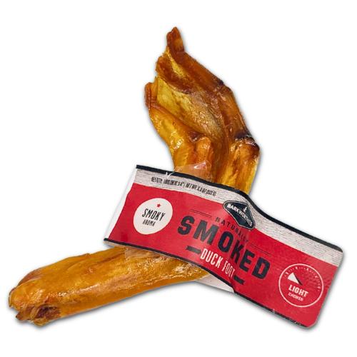 Barkworthies Dog Treat Smoked Duck Foot