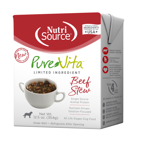 Pure Vita Wet Dog Tetra Beef Stew 12.5oz