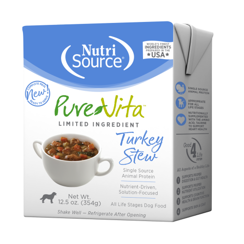 Pure Vita Wet Dog Tetra Turkey Stew 12.5oz
