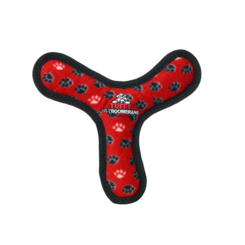 Tuffy Dog Toy Ultimate Boomerang Red