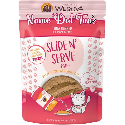 Weruva Slide N' Serve Wet Cat Pouch Name 'Dat Tuna 3oz