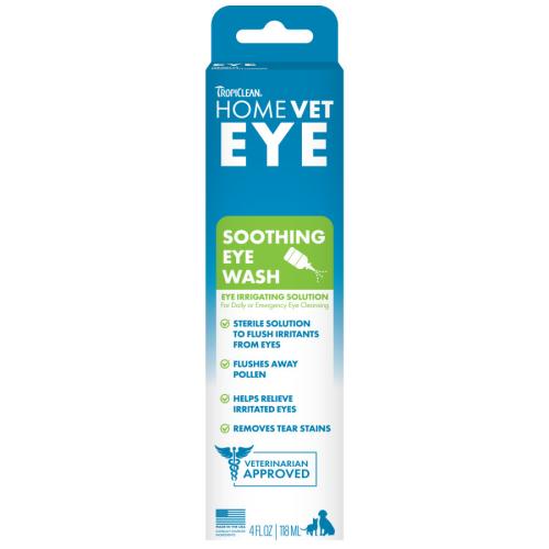 TropiClean HomeVet Pet Med Soothing Eye Wash 4oz