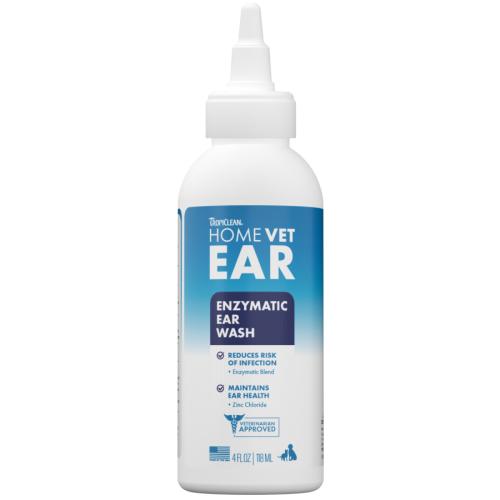 TropiClean HomeVet Pet Med Enzymatic Ear Wash 4oz