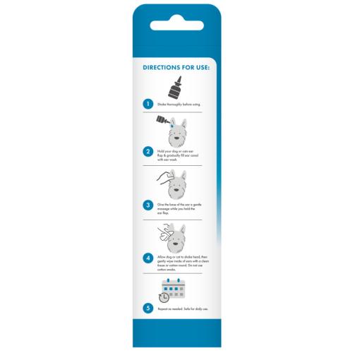 TropiClean HomeVet Pet Med Enzymatic Ear Wash 4oz