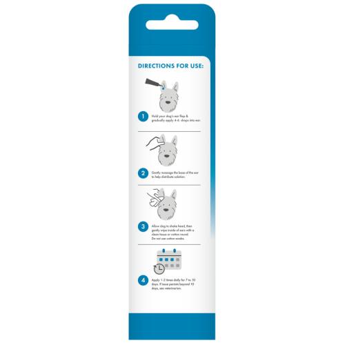 TropiClean HomeVet Pet Med Medicated Ear Drops 2oz