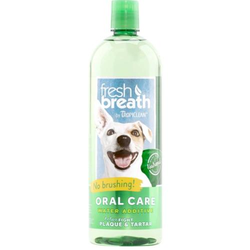 TropiClean Dog Dental Oral Care Water Additive 33.8oz