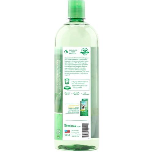 TropiClean Dog Dental Oral Care Water Additive 33.8oz