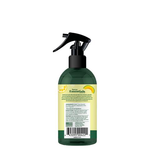 TropiClean Essentials Dog Grooming Refreshing Spray Yuzu 8oz
