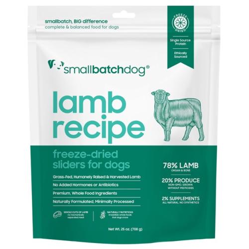 Smallbatch Freeze-Dried Dog Lamb Sliders 25oz