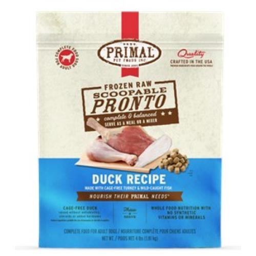 Primal Frozen Dog Raw Duck Recipe Pronto 4#