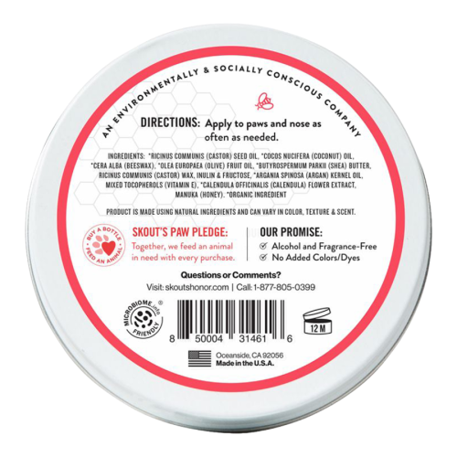 Skout's Honor Prebiotic Pet Balm 2oz